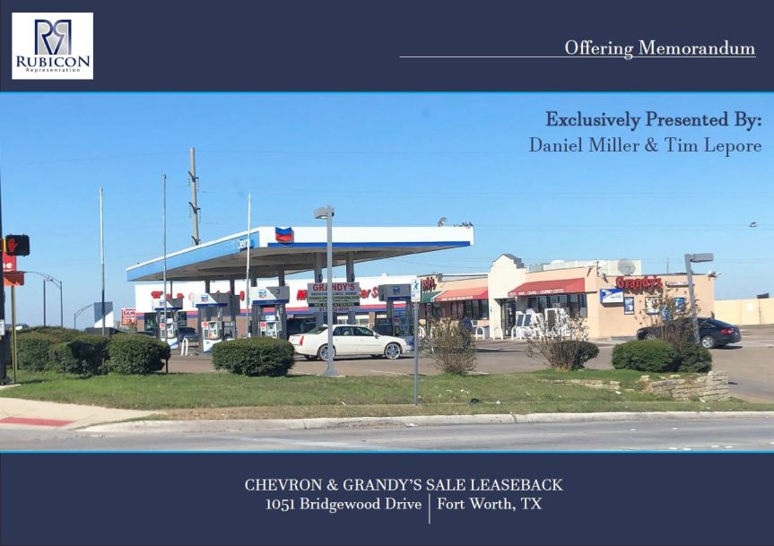JUST LISTED: Chevron & Grandy’s Sale Leaseback | Hwy 820 and 30 | Fort Worth|